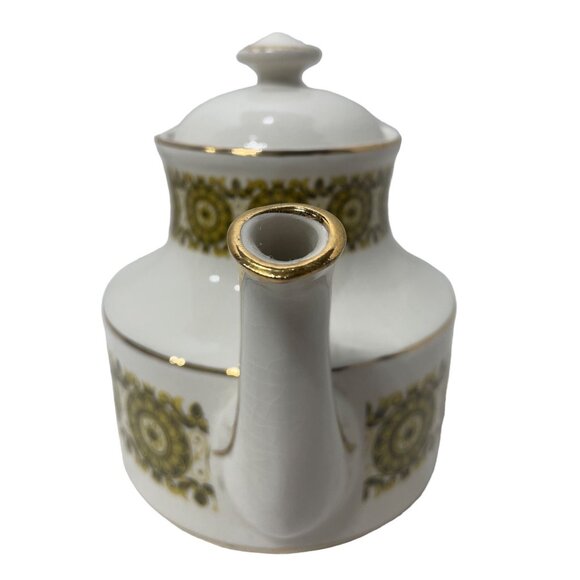 Arthur Wood England Vintage Teapot With Gold Accents & Floral Pattern Ceramic Co - Picture 4 of 6